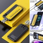 BUFFER® 10000 mAh Hızlı Şarj Özellikli Aynı Anda 4 Cihazı Şarj Edebilen Powerbank - Görsel 5