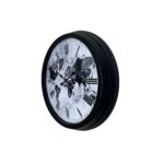 Worldline Black 40 Cm Metal Duvar Saati - Görsel 2