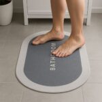 BUFFER® Sihirli Süper Su Emici Kaymaz Tabanlı Oval Paspas 40*60 cm - Görsel 2