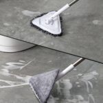 BUFFER® Teleskopik Saplı 150 cm Üçgen Mop Cam Duvar Tavan Fayans Parke Temizleyici Mop - Görsel 2