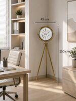 Aura Gold Tripod Ayaklı Dekoratif Saat - Görsel 4