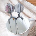 BUFFER® Paslanmaz Metal Pratik Kolay Bitki Çayı Demleme Süzgeci Aparatı - Görsel 6