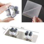 BUFFER® Pratik Organizer 4lü Yapışkanlı Fırça Paspas Mop Fırça Sabitleyici Ergonomik Alet Aparatı - Görsel 5