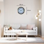 Aurelia Gold 40 Cm Metal Duvar Saati - Görsel 4