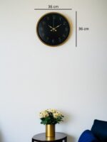 36 Cm Kahverengi Standart Duvar Saati - Görsel 5