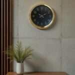 Golden Night Luxury 40 Cm Metal Duvar Saati