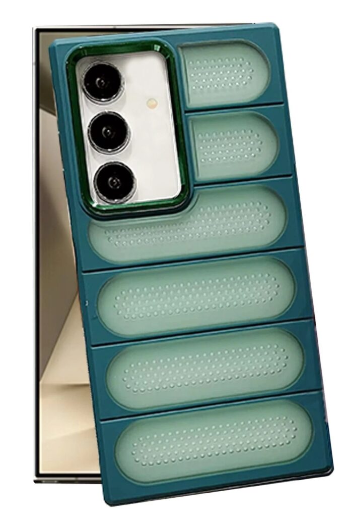 Mey İthalat®  Samsung Galaxy S24 Kılıf Airmax Silikon Kapak - Koyu Yeşil