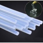 Silikon Tabancası İçin İNCE Silikon Çubuk 10’lu Paket – Şeffaf