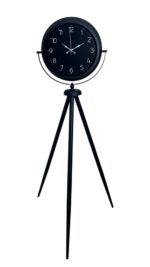 Sade Siyah Tripod Ayaklı Saat - Görsel 3