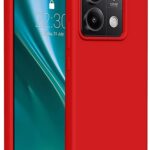 Mey İthalat®   Redmi Note 13 Pro 4G Kılıf First Silikon - Kırmızı