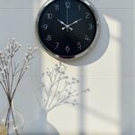 Dekoratif Ve Şık 40 Cm Krom Metal Duvar Saati