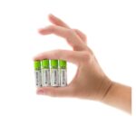 BUFFER® USB Şarjlı 1450mAh AA 1.2V Lityum Kalem Pil – 4'lü Set, Tekrar Şarj Edilebilir Uzun Ömürlü Dönüştürülebilir Batarya - Görsel 4