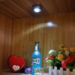 BUFFER® Kablosuz Spot Pilli Dokunmatik Led Lamba 3 Ledli Dolap Lambası - Görsel 5