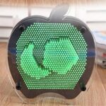 BUFFER® Elma Şeklinde Pin Art Dekoratif 3D Çivi Sanatı Filografi Tahtası