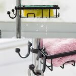 BUFFER® Paslanmaz Çelik Mutfak Banyo Musluğuna Sabitlenebilir Sabunluk - Görsel 6