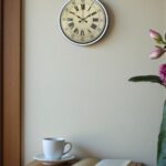 36 Cm Beyaz Retro Dekoratif Duvar Saati