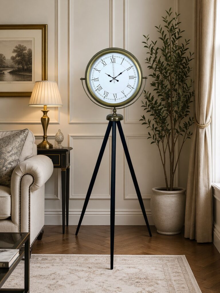 Prestij Vintage Tripod Ayaklı Saat