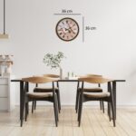 Rustic Bakery Kitchen Kahverengi 36 Cm Duvar Saati - Görsel 4