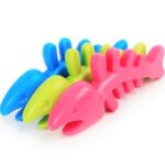 BUFFER® Balık Kemiği İskelet Şekilli Renkli Plastik Kedi Oyuncağı - Görsel 3