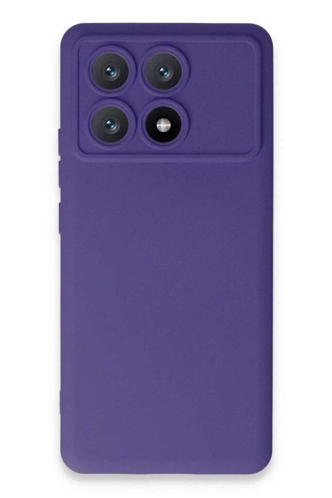 Mey İthalat®   Poco X6 Pro Kılıf Nano içi Kadife Silikon - Mor