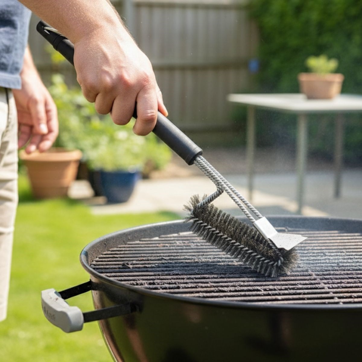 BUFFER® Mangal Izgara Temizleme Fırçası – Paslanmaz Çelik Telli BUFFER® Mangal Izgara Temizleme Fırçası – Paslanmaz Çelik Telli
