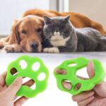 BUFFER® 2 Adet Evcil Hayvanlar ve Çamaşır Makinesi İçin Pati Şekilli Renkli Tüy Temizleme Aparatı - Görsel 8