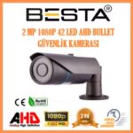 2MP 1080P 2 Dış 1 İç Mekan Kameralı AHD Güvenlik Seti - Görsel 2