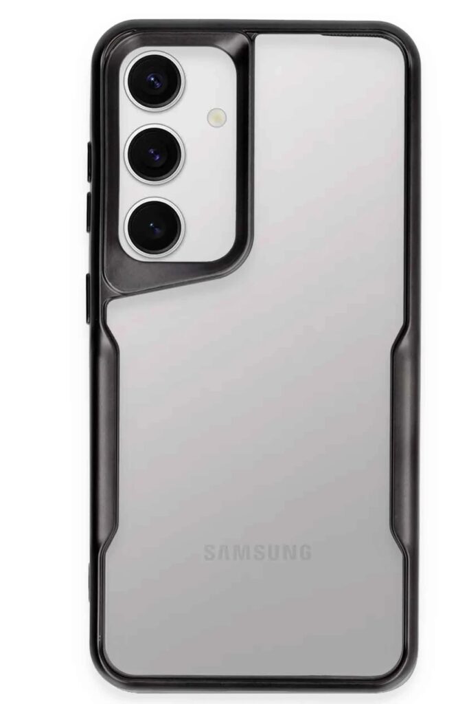 Mey İthalat®  Samsung Galaxy S24 Kılıf Boyi Silikon Kapak - Siyah