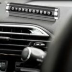 BUFFER® Alüminyum Kasa Siyah Renk Çevirmeli Araç Içi Telefon Numaratörü Park Oto Numaratörü - Görsel 3