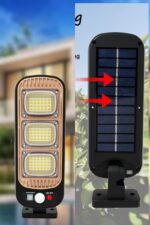 BUFFER® Sensörlü Güneş Enerjisi İle Şarj Olabilen Duvara Monte Solar Aydınlatma  GL-84069 - Görsel 6