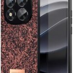 Mey İthalat®   Redmi Note 14 Pro 5G Bright Simli Kapak - Derin Mor