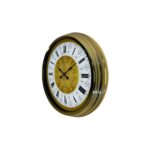 Gold Motifli 40 Cm Metal Duvar Saati - Görsel 2