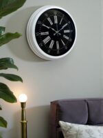 Elegance White 40 Cm Metal Duvar Saati - Görsel 3