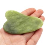BUFFER® Çift Taraflı 2li Cilt Yüz Masaj Aleti Jade Roller Yeşim  Taşı Seti - Görsel 7