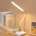 BUFFER® İnce Uzun USBli Dokunmatik 3 Kademeli 360 Derece Özel Göz Korumalı led Lityum Masa Lambası - Görsel 5