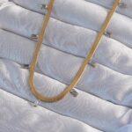 Mey İthalat® 316L Çelik Gold Renk Baget Taşlı İtalyan Zincir Kolye