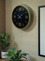 40 Cm Metal Eskitme Vintage Duvar Saati - Görsel 2