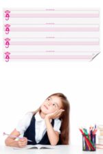 BUFFER® Kılavuz Çizgili Akıllı Kağıt Yazı Tahtası Duvarda İz Bırakmaz Statik Yeni Müfredata Uygun 100x56cm - Görsel 6