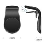 BUFFER ® Havalanndırma Izgarasına Takılabilen Mandallı Mıknatıslı Oto Araç Içi Manyetik Telefon Tutucu - Görsel 5