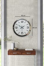 Prestij Krom Metal 40 Cm Duvar Saati - Görsel 5