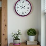 36 Cm Pembe Modern Duvar Saati
