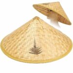 Mey İthalat® Naturel Renk Cambodia Kamboçyalı Vietnam Şapkası PVC Hasır - Görsel 6