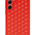 Mey İthalat®  Samsung Galaxy A35 5G Kılıf Petek Silikon Kapak - Kırmızı