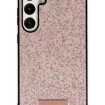 Mey İthalat®  Samsung Galaxy A55 5G Bright Simli Kapak - Pembe