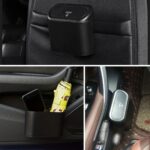 BUFFER® Araç İçi Takılarak Sabitlenebilen Mini Kapaklı Çöp Kovası - Görsel 3