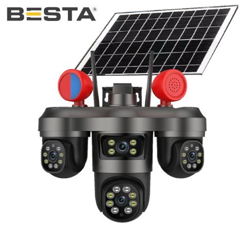 Solar 4G 3 MP + 3MP + 3MP 3 KAMERALI KABLOSUZ GÜVENLİK KAMERASI BS-55G Solar 4G 3 MP + 3MP + 3MP 3 KAMERALI KABLOSUZ GÜVENLİK KAMERASI BS-55G