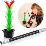 Mey İthalat® Çiçek Çıkaran Sihirli Çubuk Sihirli Çiçek Sihirbazlık Oyunu