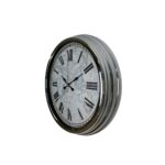 Atlas Silver 40 Cm Metal Duvar Saati - Görsel 2