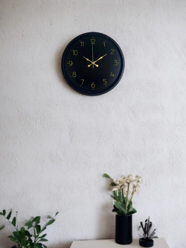 36 Cm Siyah Asil Duvar Saati