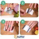 BUFFER® 2li Metal Parmak Koruyucu Hızlı ve Güvenli Kesme Paslanmaz Çelik Koruyucu Aparat - Görsel 8